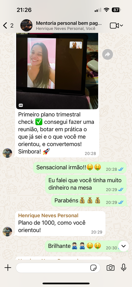 Resultado do Mentorado - Comunidade 4