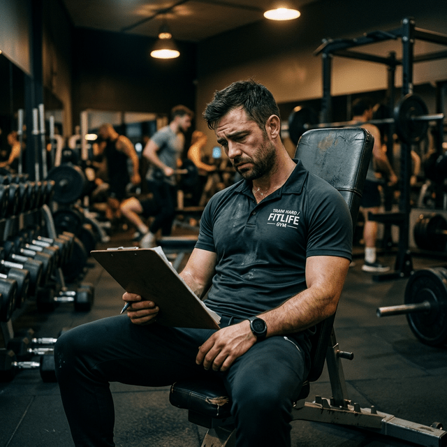 Personal Trainer Cansado e Esgotado